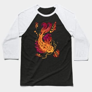 Koi Elemental- Lava Baseball T-Shirt